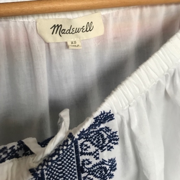 Madewell Medal Folktale Off the Shoulder Top - Picture 6 of 8